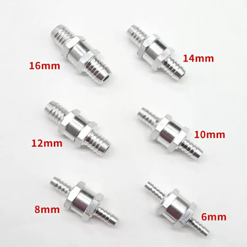 4mm 6mm 8mm 10mm 12mm-16mm Aluminum alloy Inline One-way Non-return Check Valve