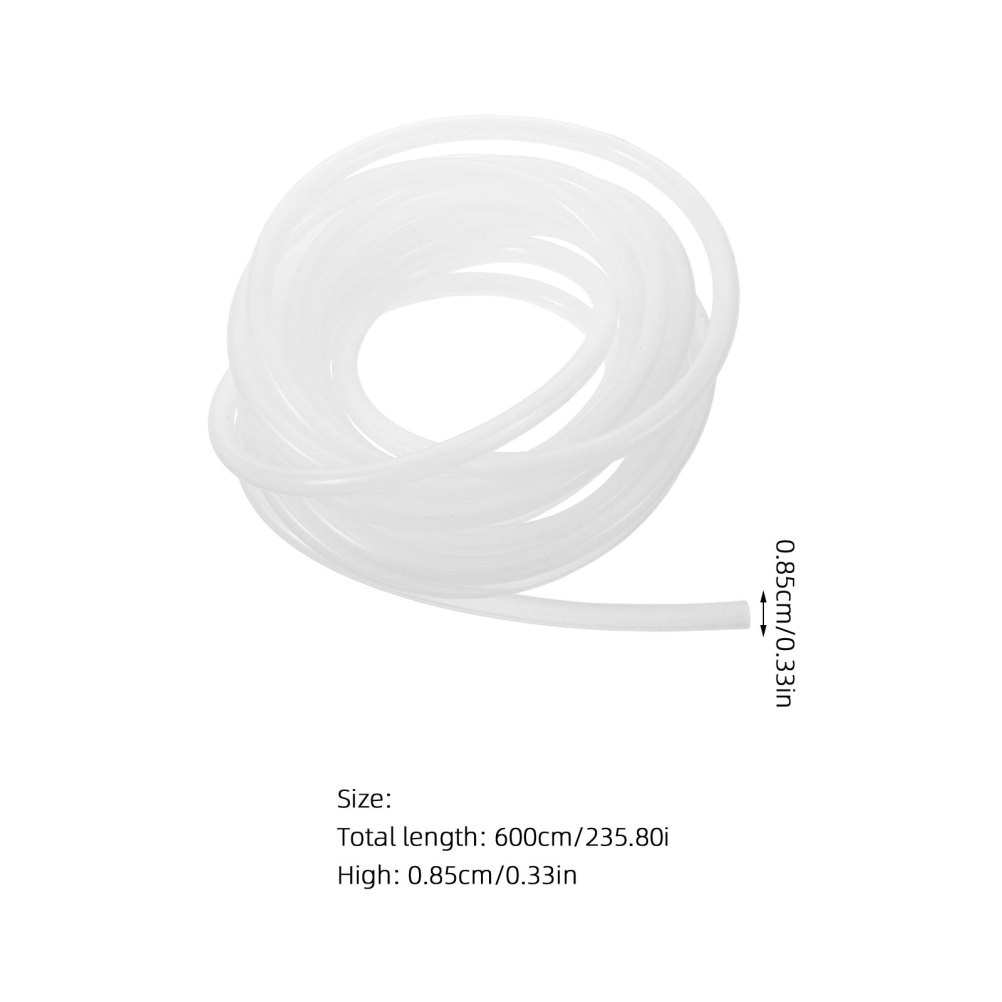 Silicone Shower Tube Replacement, 6m/19.7ft Flexible Inner Hose for Handheld