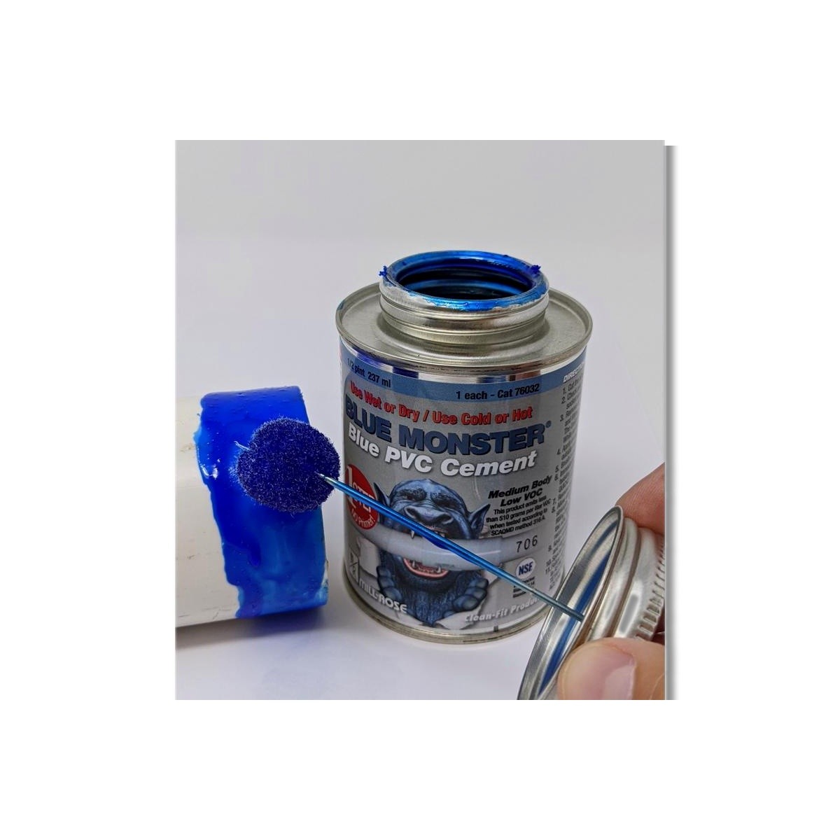Blue Monster Blue All Weather Cement For PVC 4 oz 76030