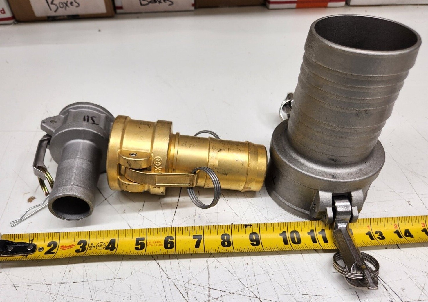 Various Size & Material PT Coupling Type C Male Hose Shank x Female Cam & Groove
