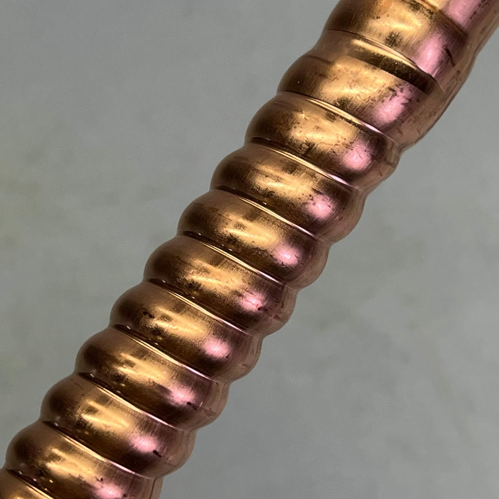 BRASS CRAFT (2 PACK) Copper Corrugated Hose 7/8″ OD 3/4″ FIPX3/4″ Nom 18″ L