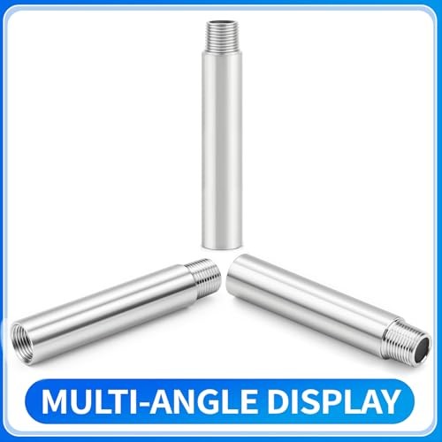 304 Stainless Steel Pipe Fitting, 1/4″ MNPT x 1/4″ FNPT 4″ Length(100MM)