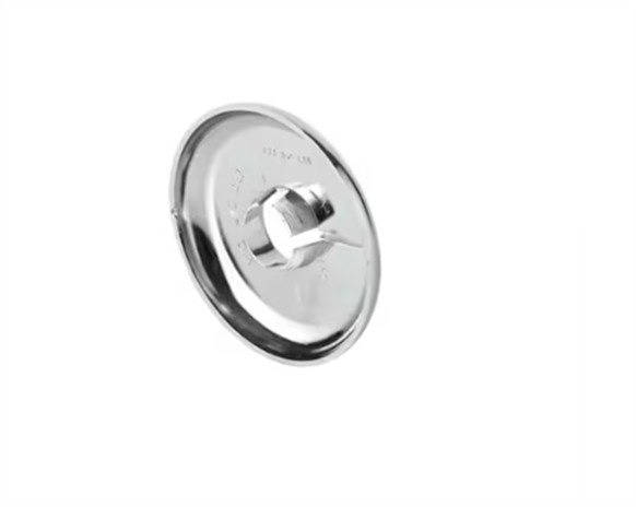 1/2 in. x 2.5 in. Chrome Plastic Floor Ceiling Plate 20-Pack Corrosion Resistant