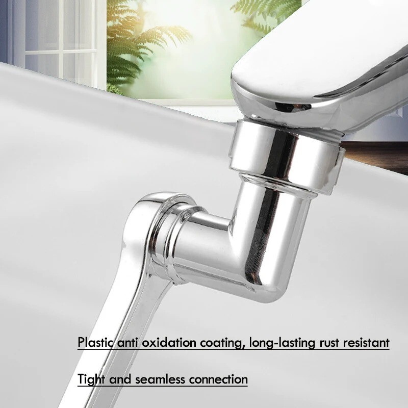 Extension tip for universal tap adjustable arm, kitchen, bathroom
