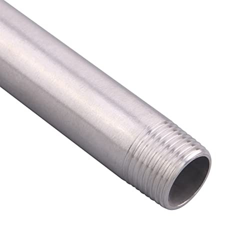3/8″ X 3/8″ NPT Male Nipple Stainless Steel 3/8″ Male NPT 8″ Length (pack of 2)