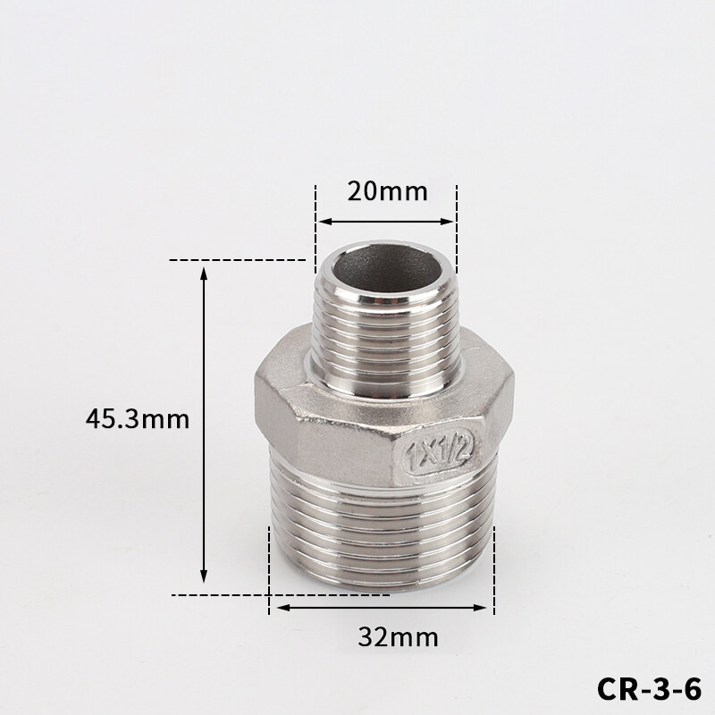 BSP Female/Male Thread 304 Stainless Steel Fitting Water Pipe Adapter Connector
