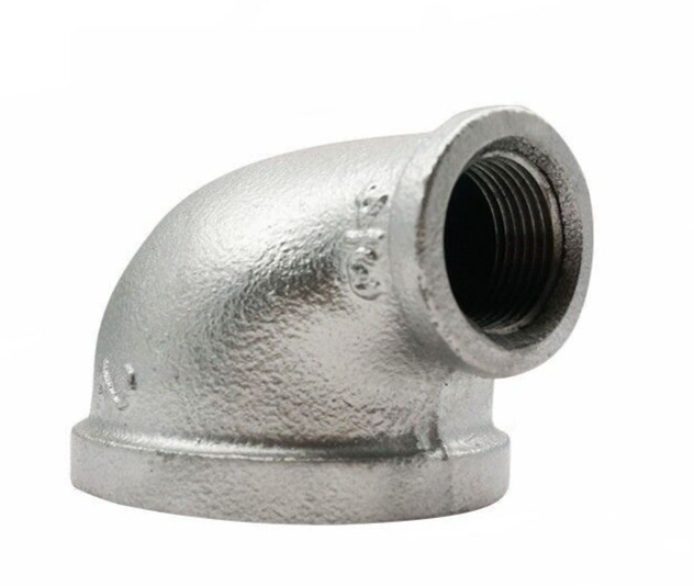 Various Sizes of Galvanized Iron 90 Degree Reducing Elbow NPT Threaded Class 150