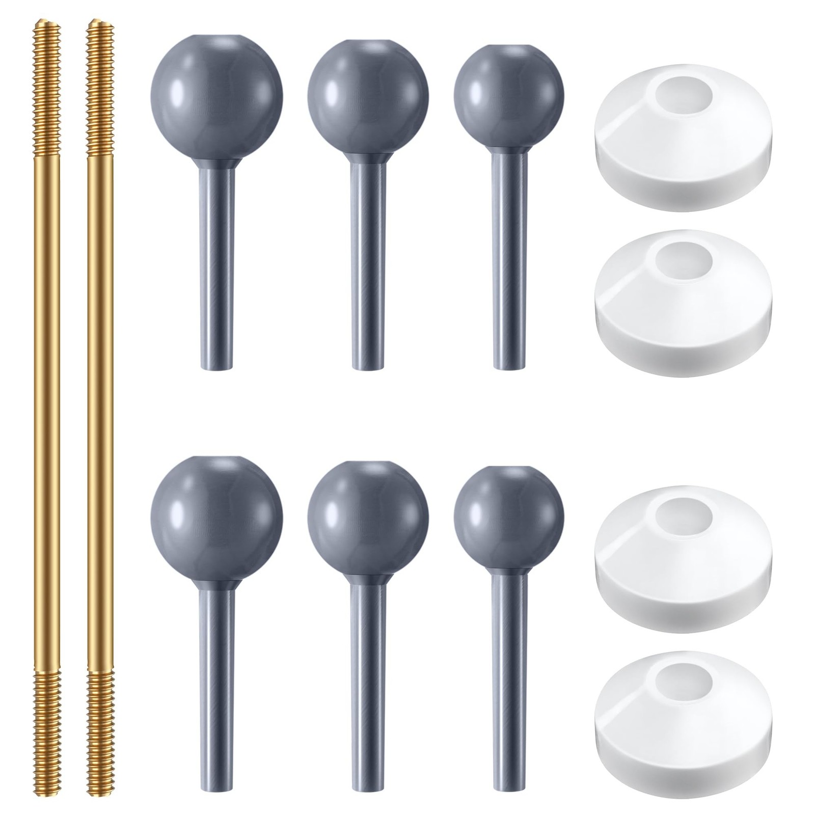 Enhon 2 Pack Universal Pop Up Drain Ball Rod Assembly, Sink Ball Rod Assembly…