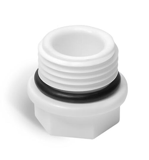 1/2 Inch PVC Pipe End Cap – 1/2″ PVC Threaded Cap – 1/2 in Pvc End Cap White