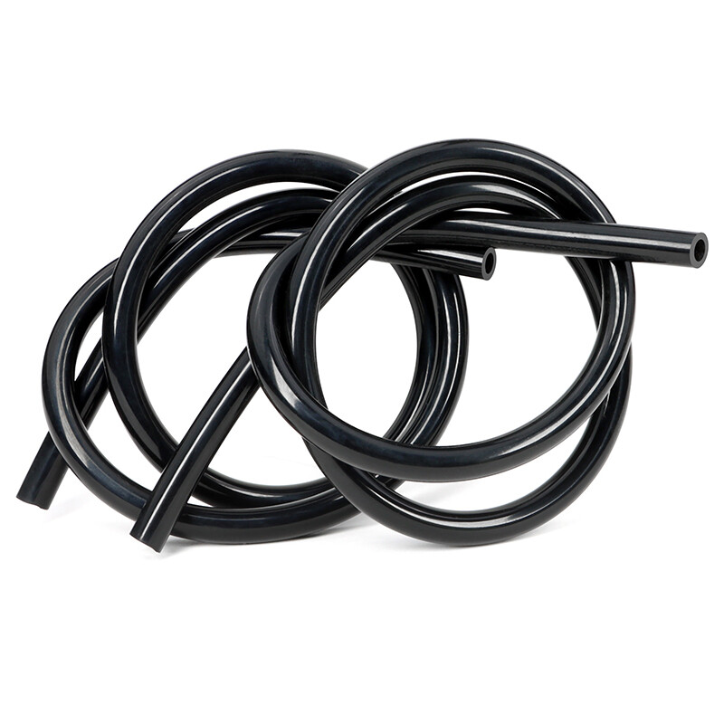 Black Silicone Tube Food Grade ID 2mm-25mm Soft Rubber Hose Pipe Flexible Tubing