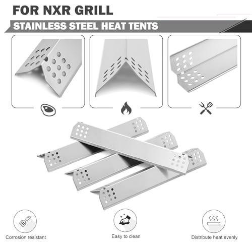 Oklagarden 780-0832C Grill Replacement 17.44″ x 3.34″ heat tent + burner (4+4)