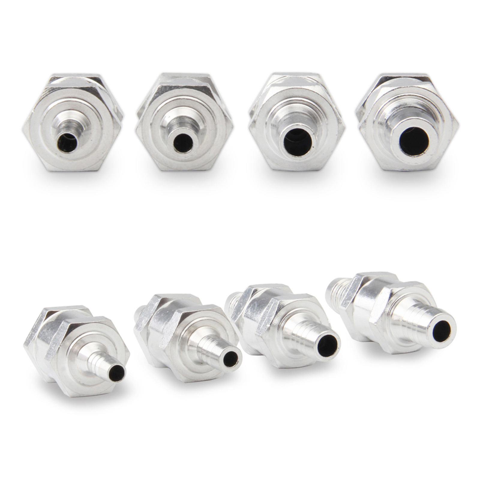 6/8/10/12/14/16mm Inline Aluminum One Way Non-return Check Valve Fuel Water Air