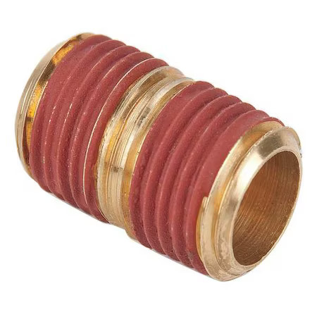 Parker Vs215pn-8 1/2″ Mnpt X 1/8″ Tbe Brass Close Pipe Nipple
