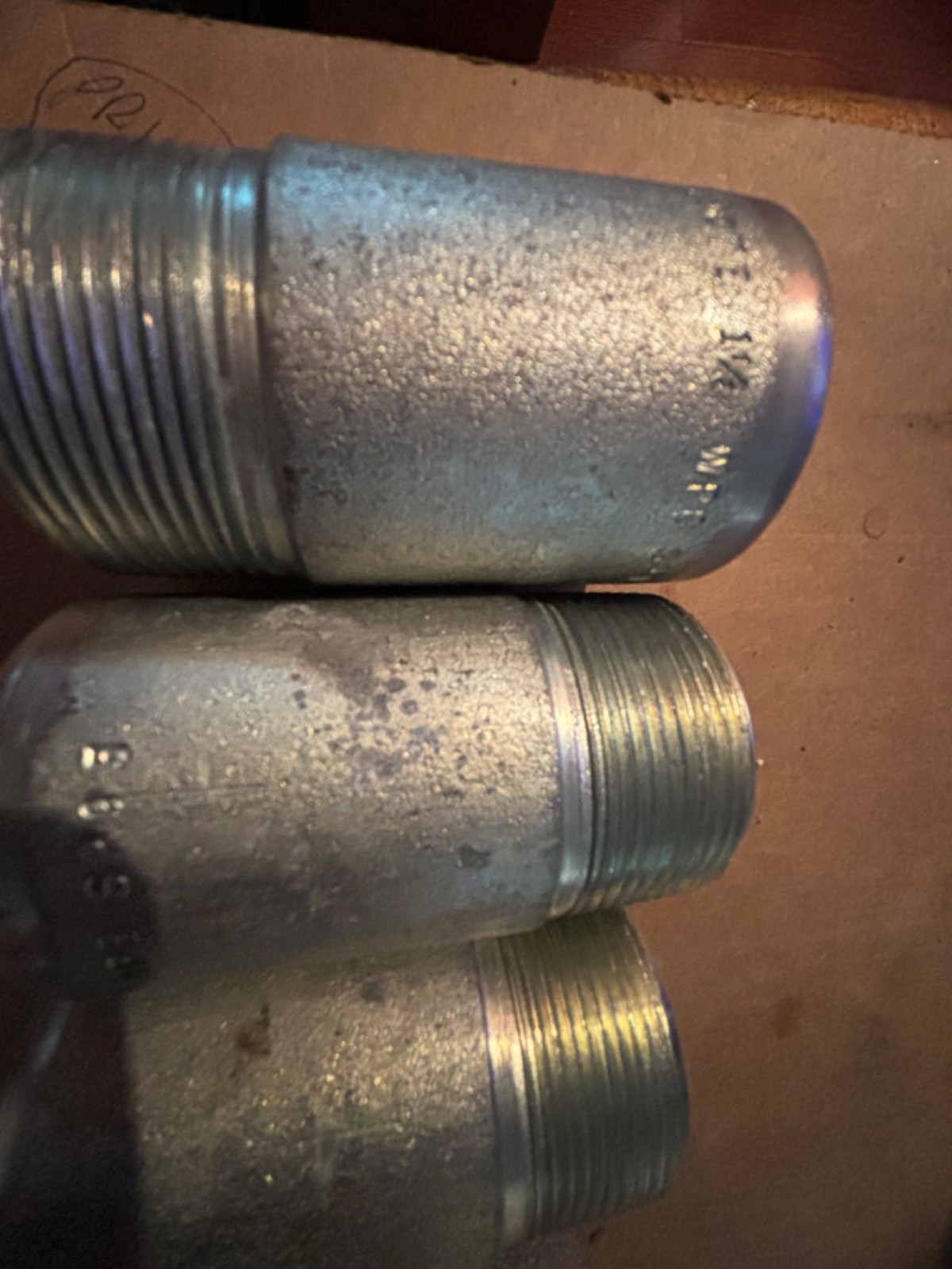 Set of 4 pcs 11/2” Plug Rounds Head Steel NPT WPB sp-95 USA made capitol mfg.