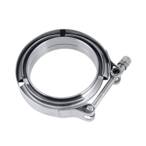V Band Clamp with Flange 4 PCS Stainless Steel Male Female 3.5″ 4 Pcs