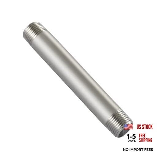 Stainless Steel Pipe Fittings 1/2″ NPT x 1/2″ NPT Male 16″ Length（400mm）