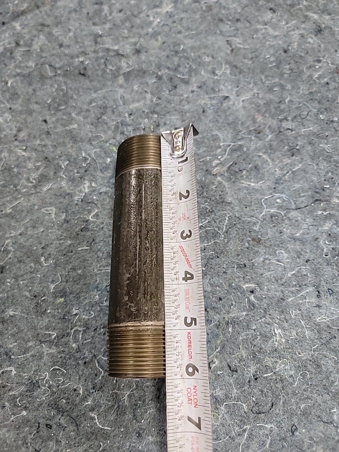 WARD 1-1/2″ X 6″ Black Pipe Nipple Sch 40