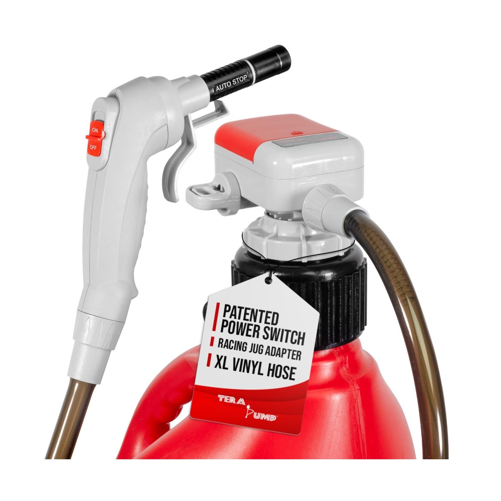 TERA PUMP TRFA03-XL Universal Gas Can Adapter Cap Battery Powered Pump | 2.3 …