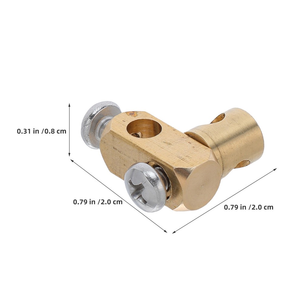 6Pcs Brass Sink Lift Rod Replacement Durable Joint Accessories for Bathroom Use