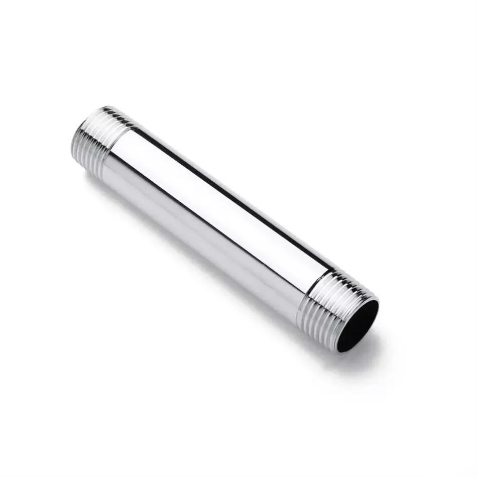 Signature Hardware 13″ Bottom Pipe Nipple for Freestanding Faucet Pair Chrome
