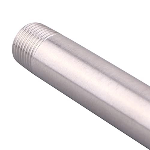 3/8″ X 3/8″ NPT Male Nipple Stainless Steel 3/8″ Male NPT 8″ Length (pack of 2)