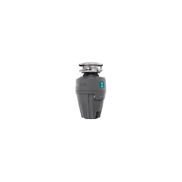 Moen EX50C 1/2 HP Disposal 1/2″ SS Power Cord Included