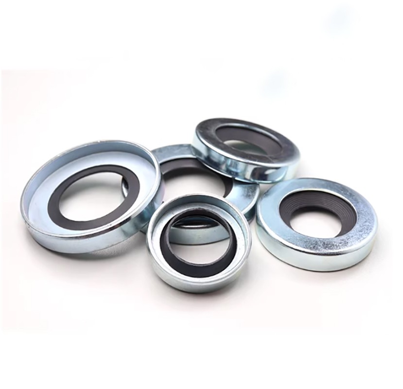 Carbon Steel PTFE Oil Shaft Seal Oil Sealing Washers ID 25-100mm OD 40-125mm