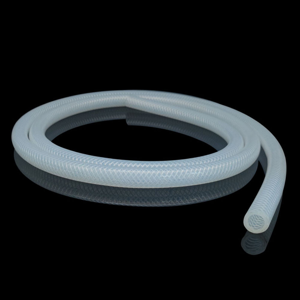 Silicone Tube Hose Pipe Clear Braided Tube Reinforced Water Liquid Oil 4mm-50mm
