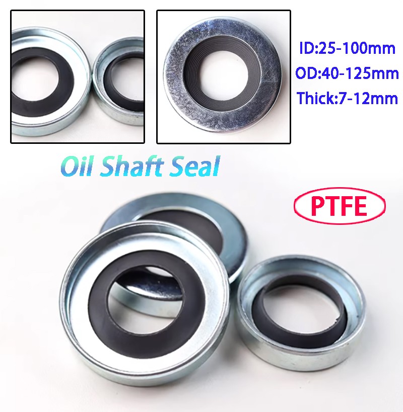 Carbon Steel PTFE Oil Shaft Seal Oil Sealing Washers ID 25-100mm OD 40-125mm