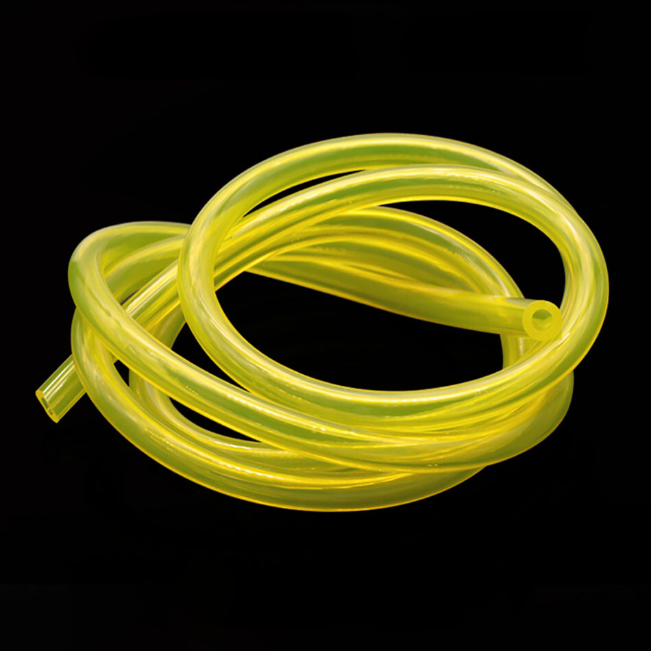 Yellow/Clear/Black Petrol Fuel Gas Line Hose Pipe Trimmer Chainsaw Blower Engine