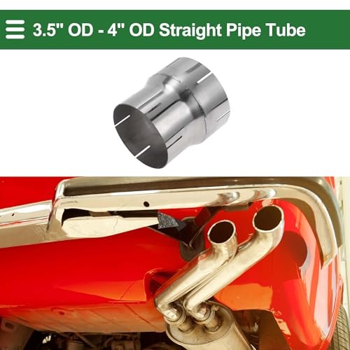 3.5″ OD-4″ OD Mandrel Exhaust Bend Elbow Concentric Reducer 3.5″ OD – 4″ OD