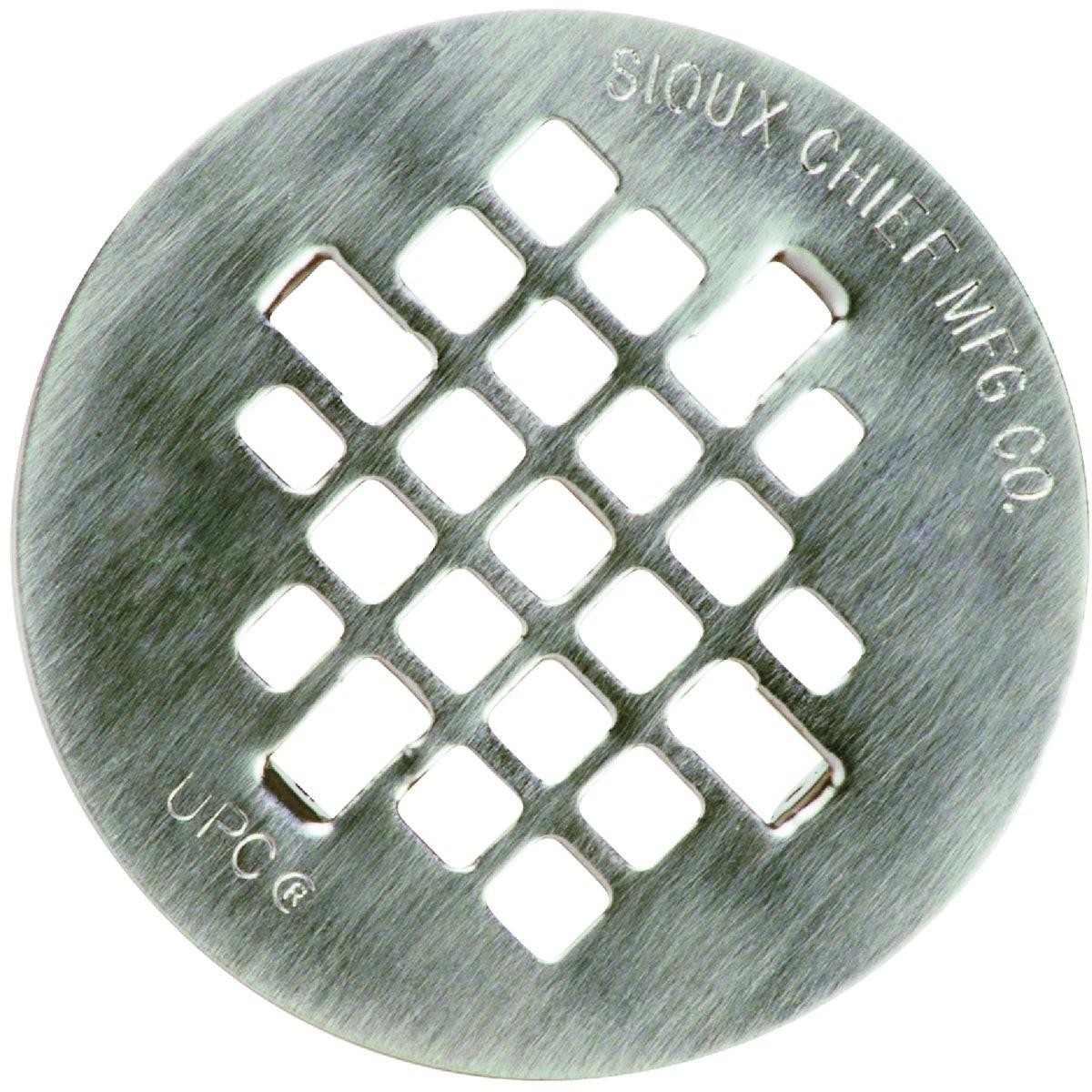 SIOUX CHIEF 827-2SNPK2 SHOWER DRAIN STRAINER 4-1/4″ SATIN NICKEL