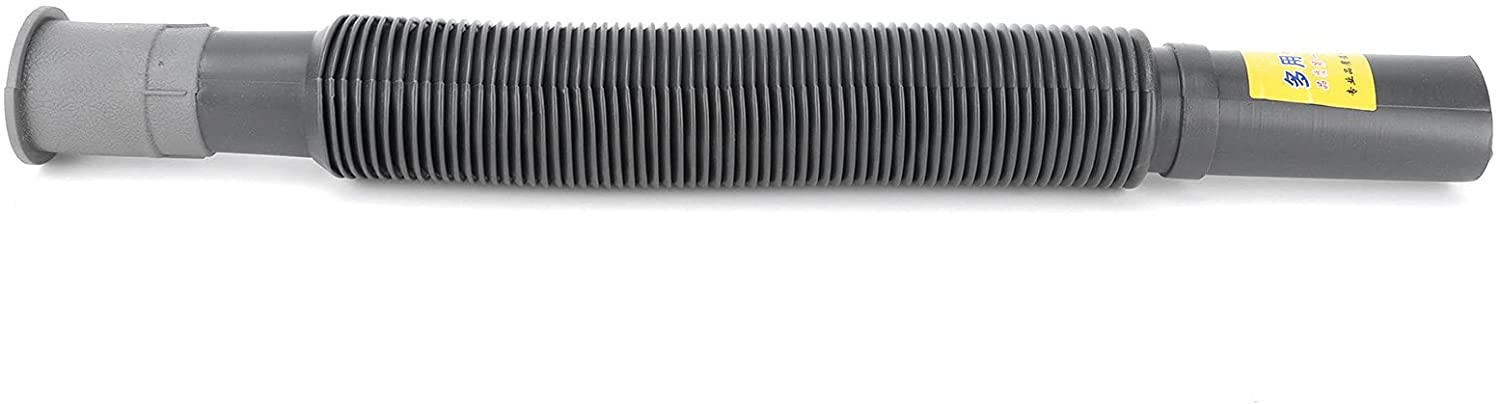 fLeXiBLe 12″ to 18″ Tube Pipe Sink Drain Water S-Trap Drain Hose Bathroom Grey