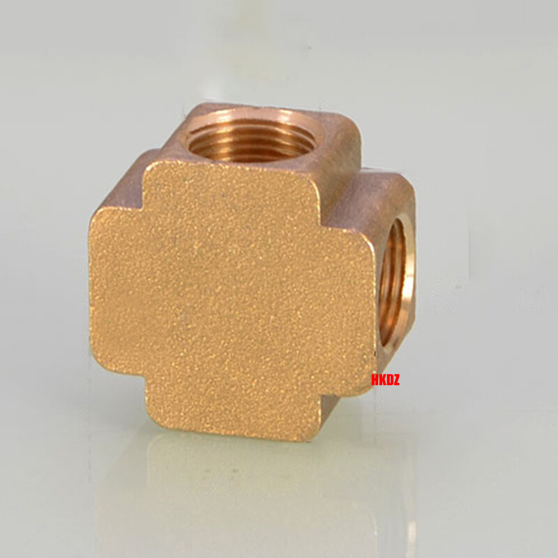 1/8″ 1/4″ 3/8″ BSP Female Brass Pipe Fitting Tee 3 Way/Cross 4 Way Gas Connector