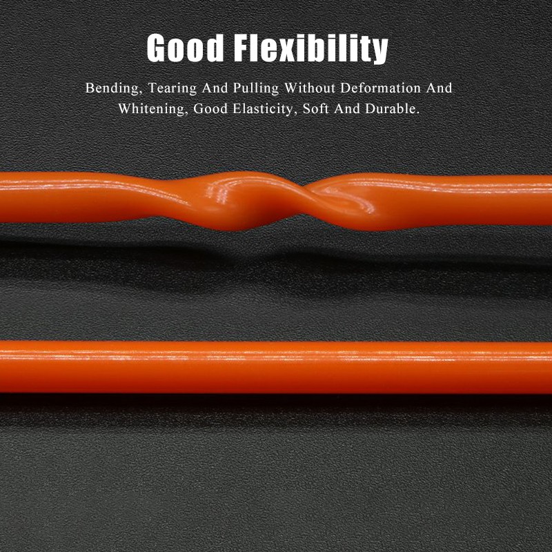 Reddish Orange Silicone Tube Food Grade Beer Milk Hose Pipe Soft Rubber 4-6mm