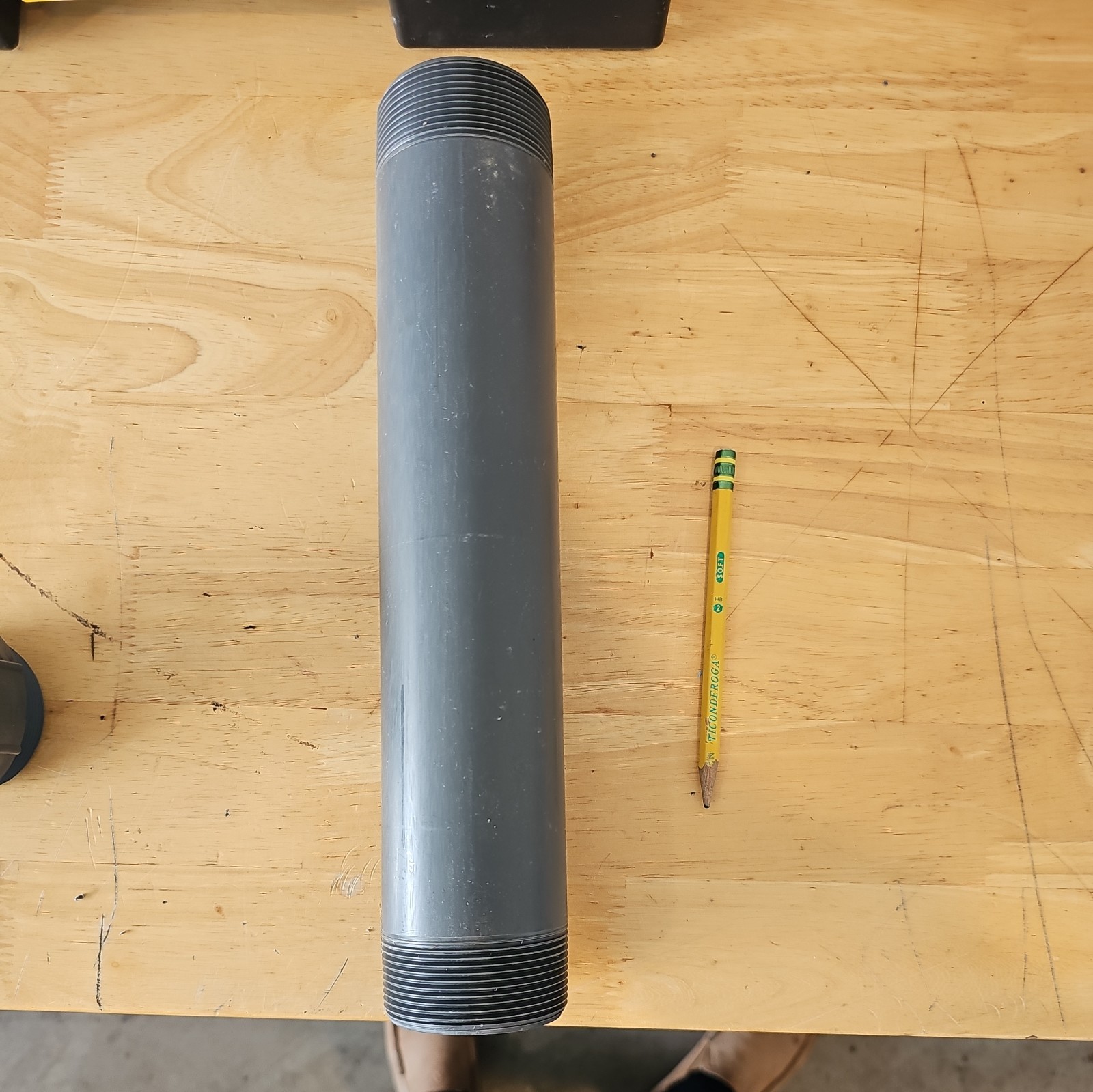 2″ X 12″ Sch80 PVC Pipe Nipple Sch 80