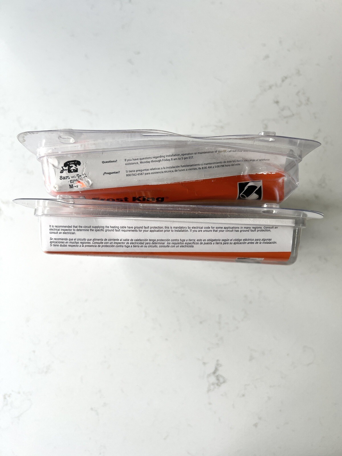 (2) NEW Frost King Electric Water Pipe Heat Cables (12 ft) HC12 and (6 Ft) HC06