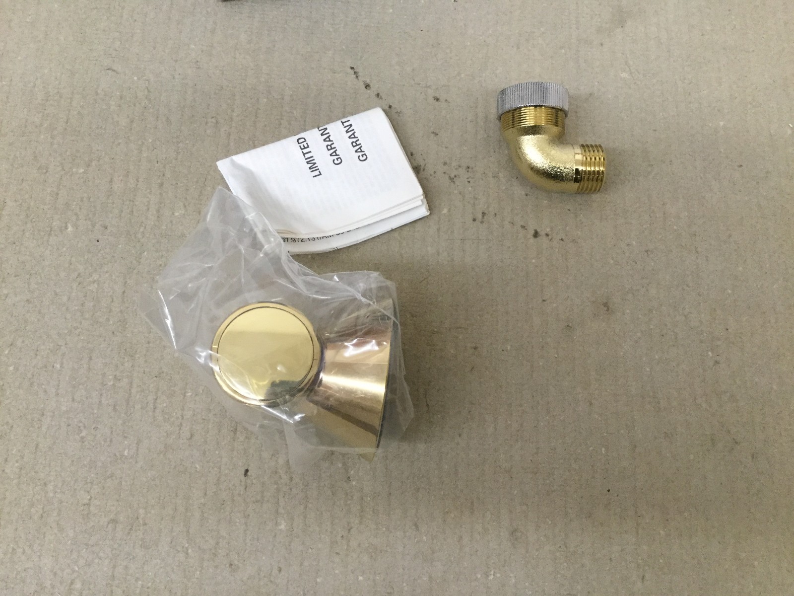GROHE 28228R00 RELEXA COSMOPOLITAN ELBOW WALL UNION. POLISHED BRASS FINISH