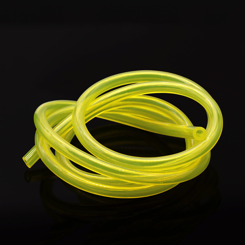 Petrol Fuel Gas Line Pipe Hose Mowers Trimmer Chainsaw Tube Yellow/Black/Clear