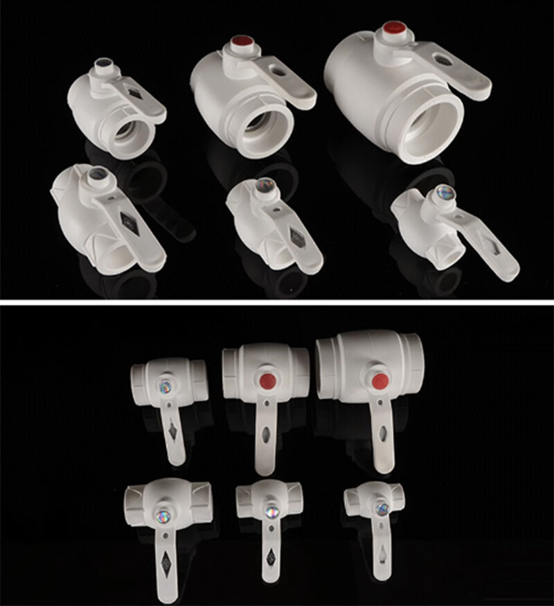 PPR Hot Melt Ball Valves Female Thread Ball Valve 20mm-110mm Switch Accessories