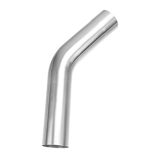 Exhaust Tube OD, 304 Stainless Steel Exhaust Pipe Mandrel Bend, 2.5″ 45 Degree