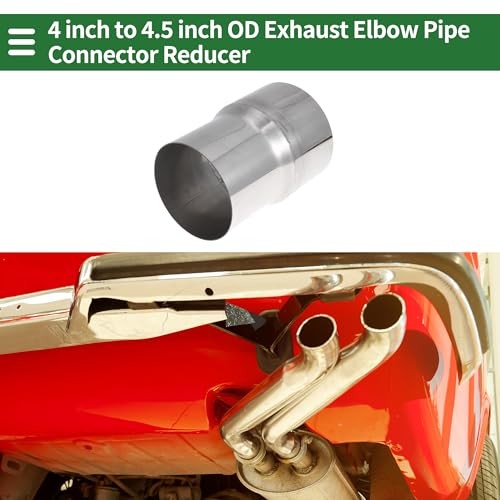 4″ OD to 4.5″ OD Mandrel Exhaust Bend Elbow Concentric Reducer 4″ ID – 4.5″ ID