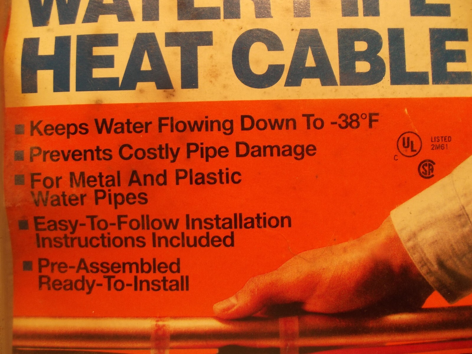 Frost King HC-12 Electric 120V 12 ft. Water Pipe Heat Cable