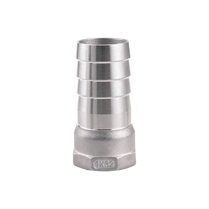 BSP 1/4″-2″ Female Thread Fitting x Barb Hose Tail End Connector Stainless Steel