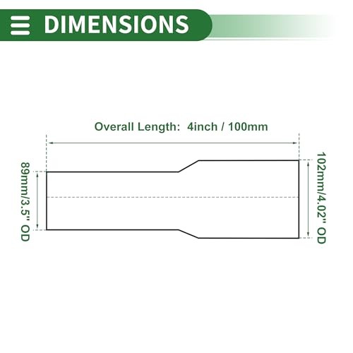 3.5″ OD-4″ OD Mandrel Exhaust Bend Elbow Concentric Reducer 3.5″ OD – 4″ OD