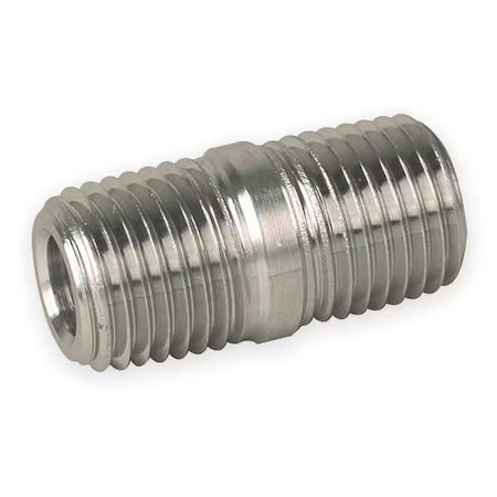 Parker 4-4 Mcn-Ss 1/4″ Mnpt X 1-1/8″ Tbe Stainless Steel Close Pipe Nipple