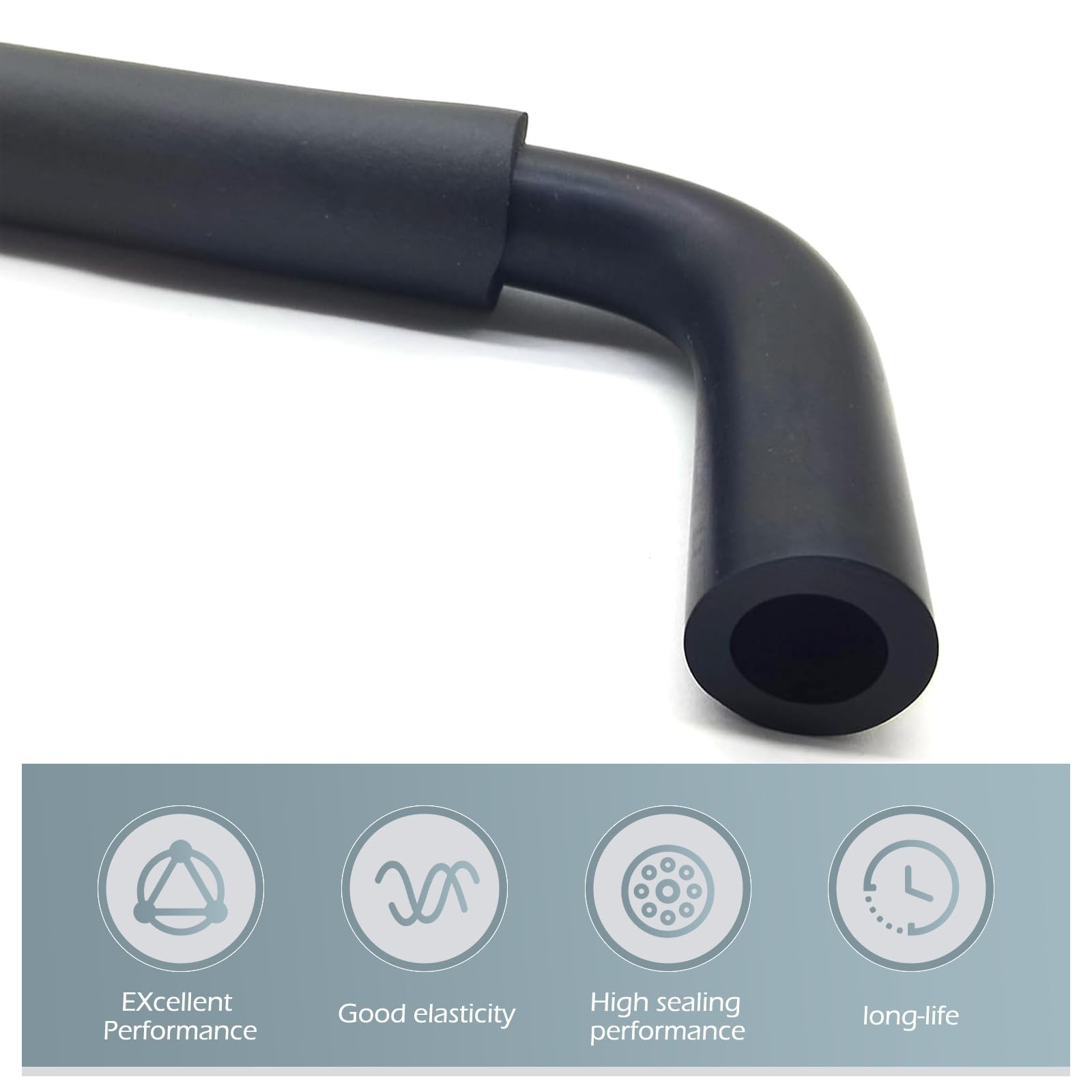 PCV Valve and Hose Kit, Rubber Hose Metal Valve, OE #12204-28020 12262-28021 …