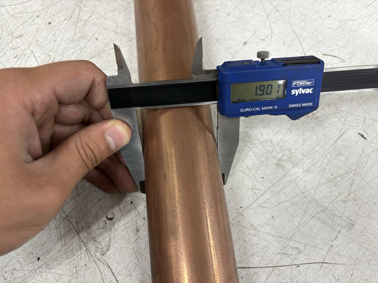 1-1/2″ X 24″ long Red Brass Pipe Non Threaded