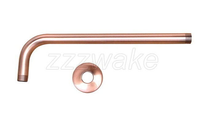 Antique Red Copper Shower Arm for Wall mounted Shower Head Fixed Pipe Zsh100