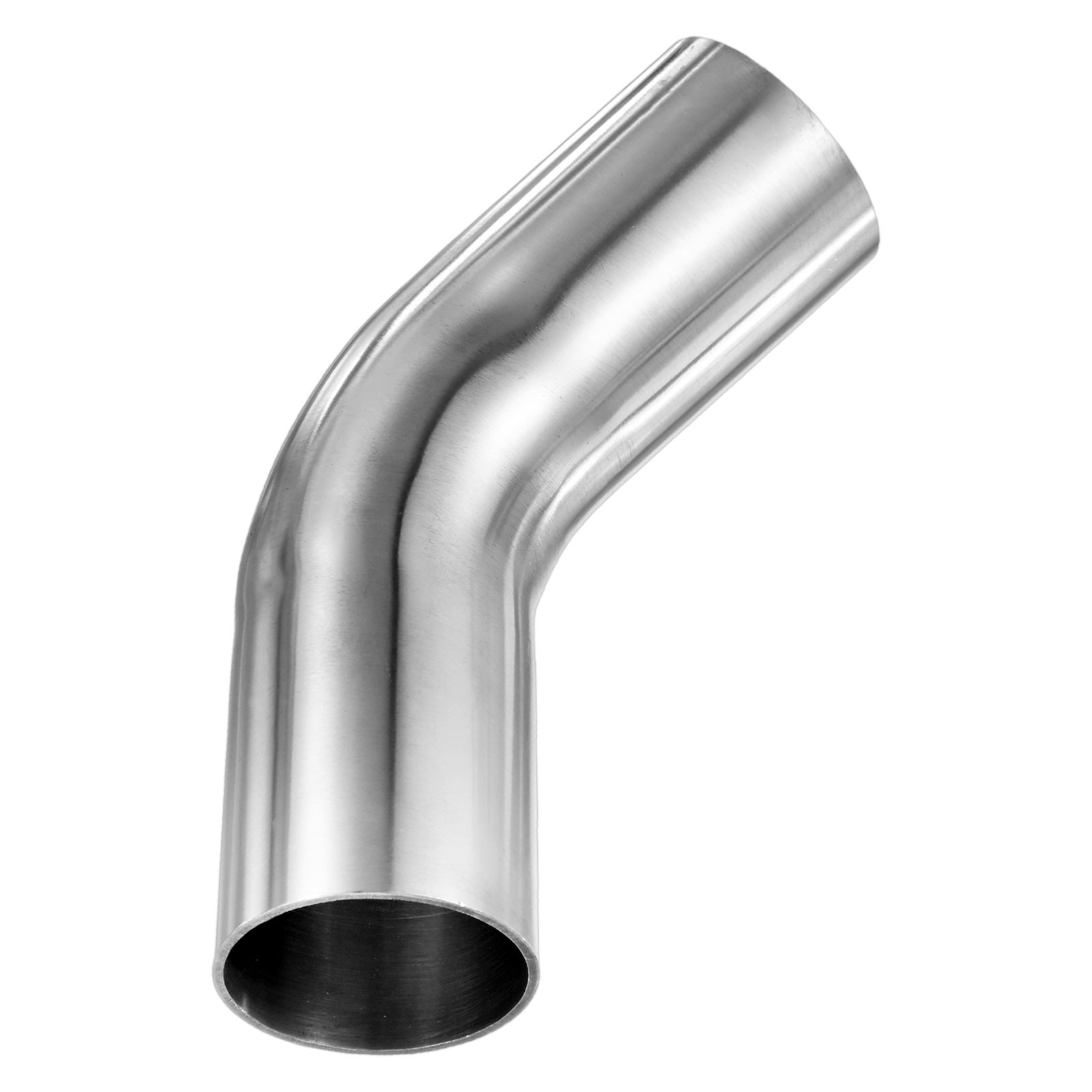 2-Pack OD 1.5 Inch 45 Degree Mandrel Bend Elbow, Thicken 1.5 mm Height 140 mm